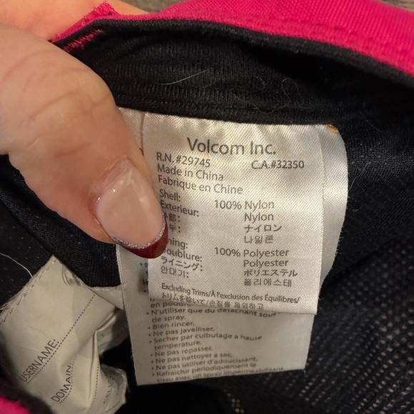 Volcom Pink Women's Ski Snow Pants Insulated with Unique Pocket Design - Picture 10 of 10